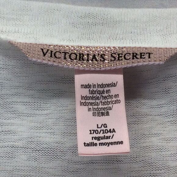 Victoria's Secret Top Women’s Size Lg Pullover “BOMBSHELL” Burnout Lightweight - Picture 3 of 7